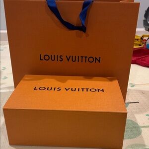 Louis Vuitton empty gift box and bag set